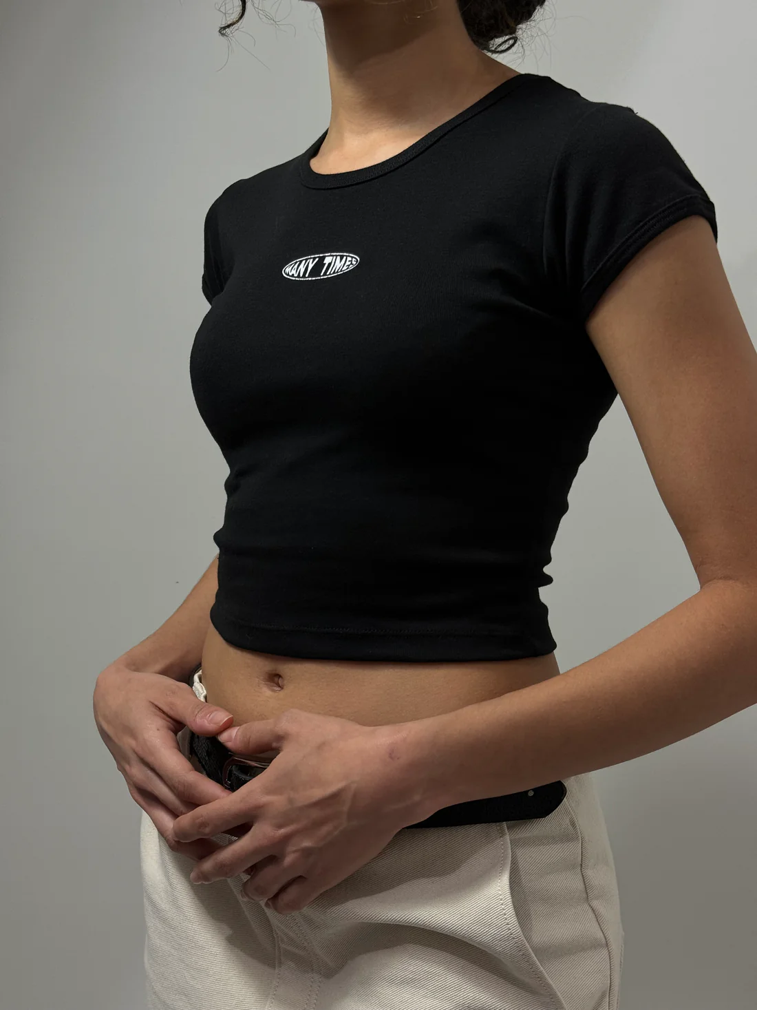 Baby Tee Blk For Women